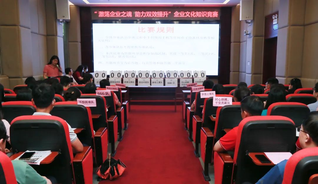 激荡企业之魂 助力双效提升——白云山光华公司成功进行企业文化知识较量